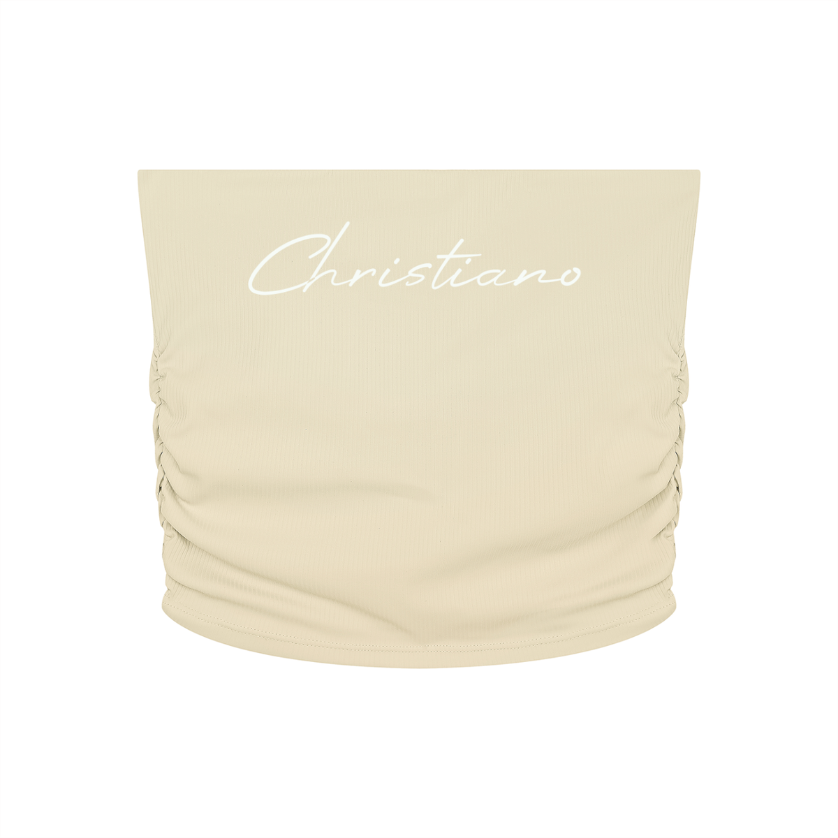 Women’s Ruched Cropped Yoga Tube Top
