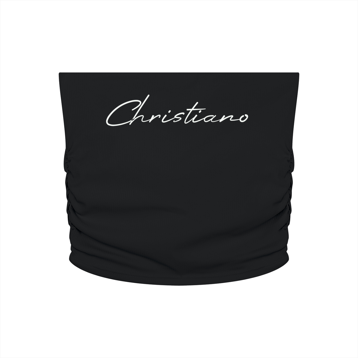 Women’s Ruched Cropped Yoga Tube Top