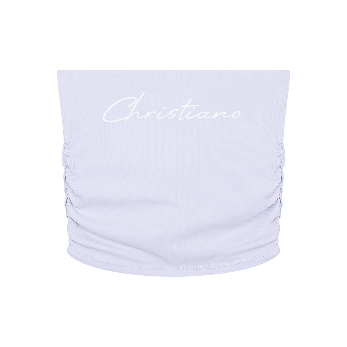 Women’s Ruched Cropped Yoga Tube Top